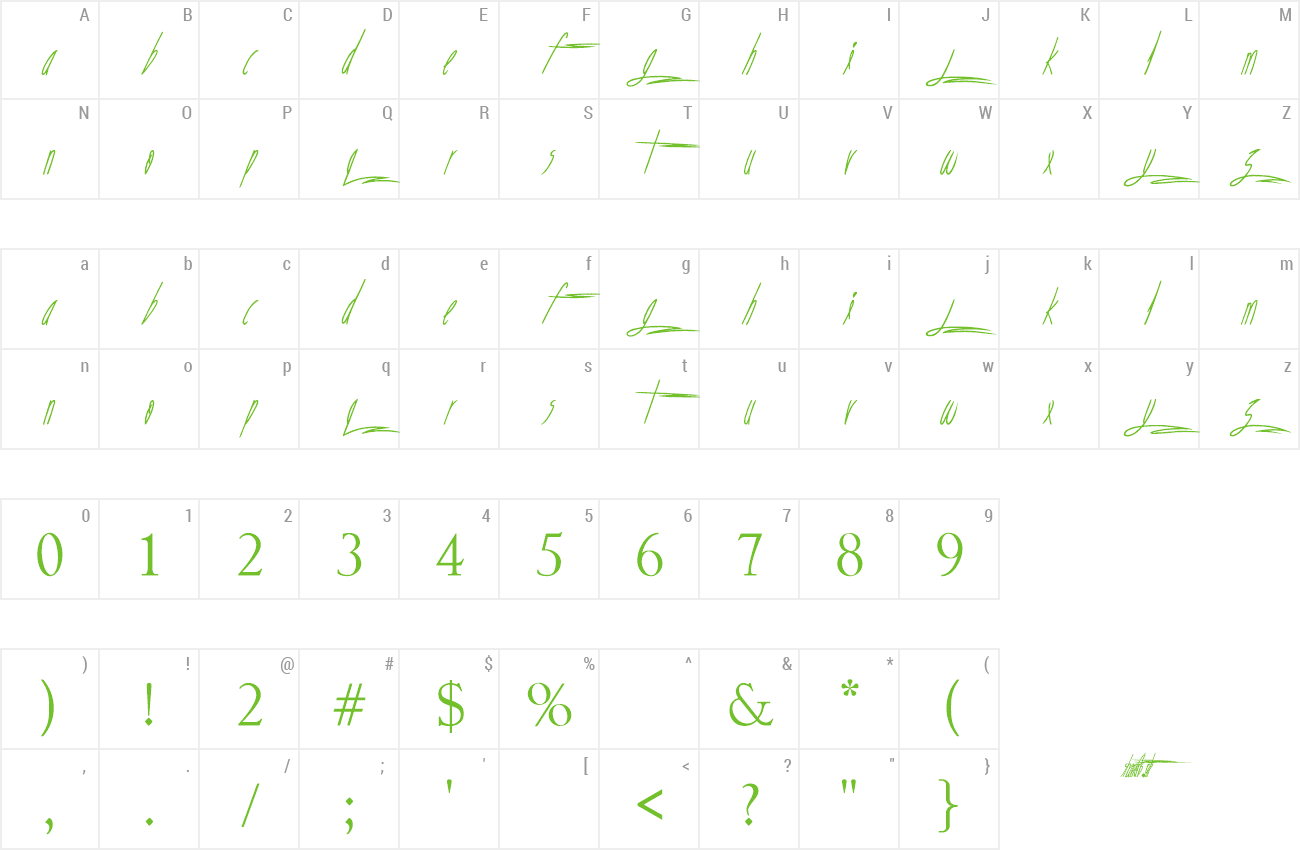 Font See you tomorrow bright and ear preview